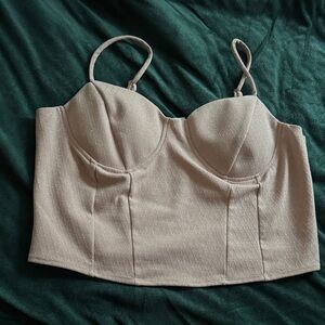 No Boundaries Light pink Crop Top